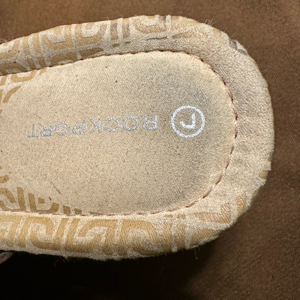Rockport Brown Leather Wedges Size 11M - Picture 11 of 13